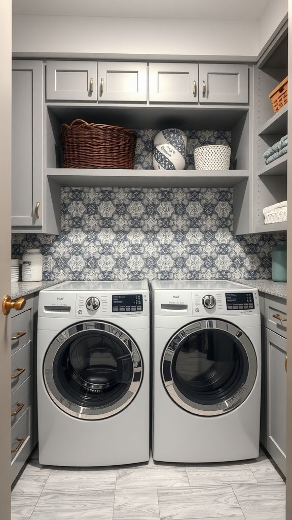 Uma linda parede de azulejos em um ambiente de jardim