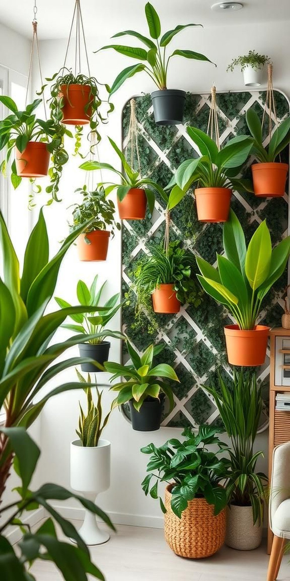 Installer un Mur Végétal ou Jardinières Suspendues