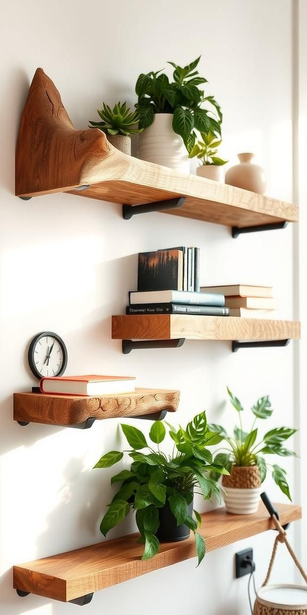 Créer Des Étagères Rustiques En Bois Flotté