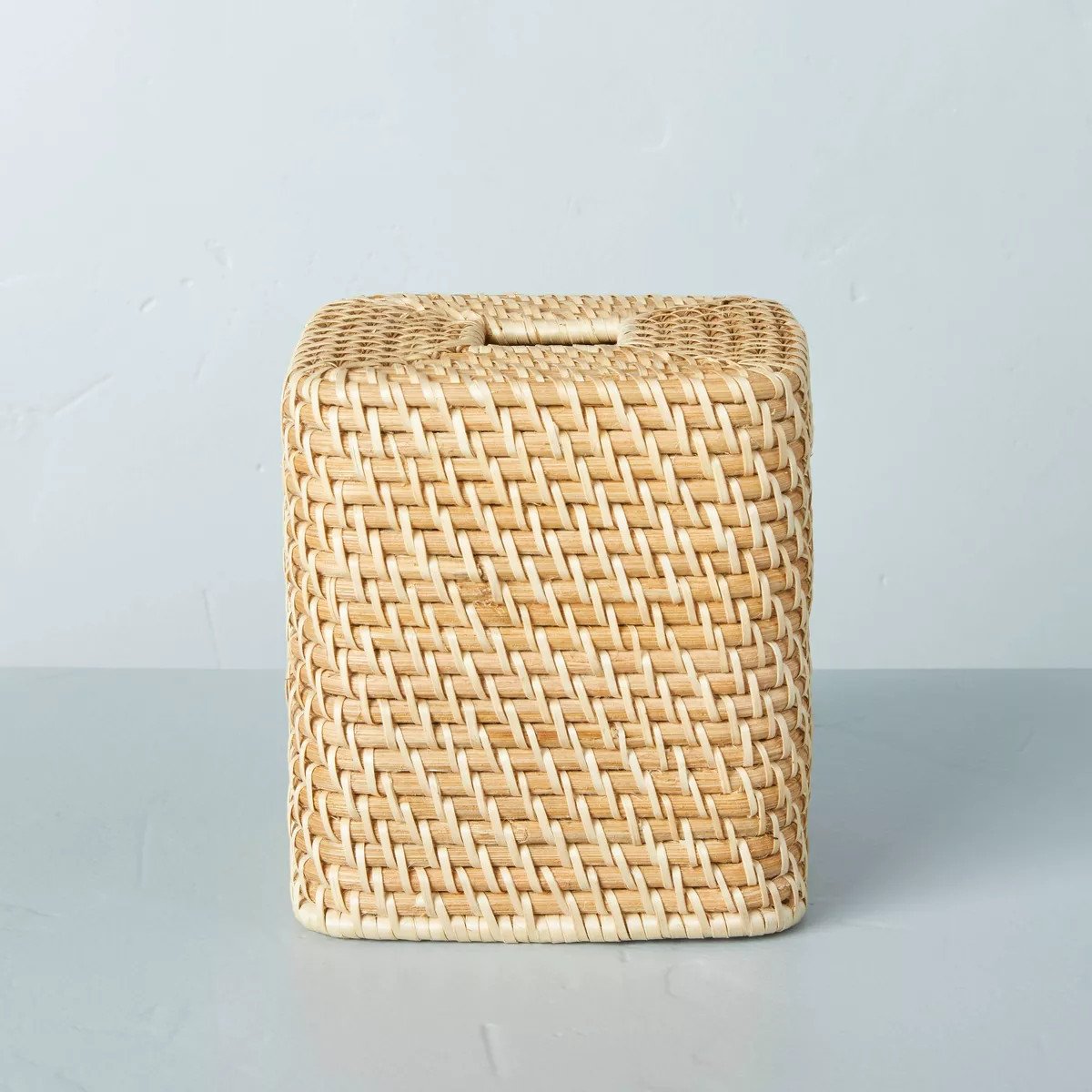 Click for more info about Woven Tissue Box Cover Natural - Hearth & Hand™ with Magnolia
