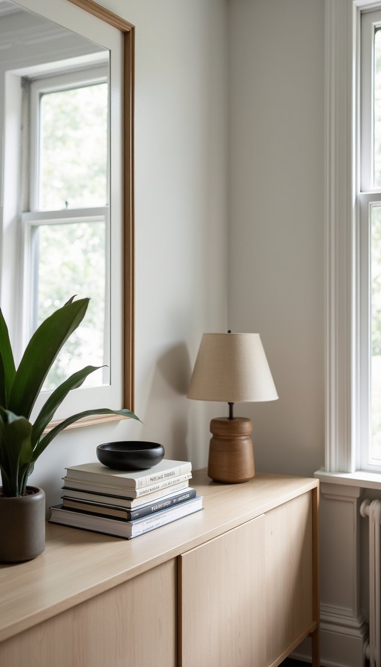 Composición Escalonada Con Libros Y Objetos Decorativos