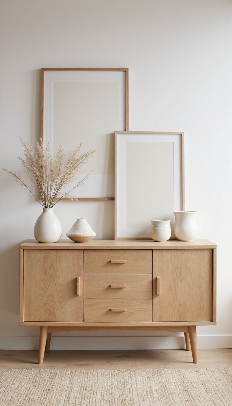 Minimalismo Cálido Con Madera Clara Y Lino