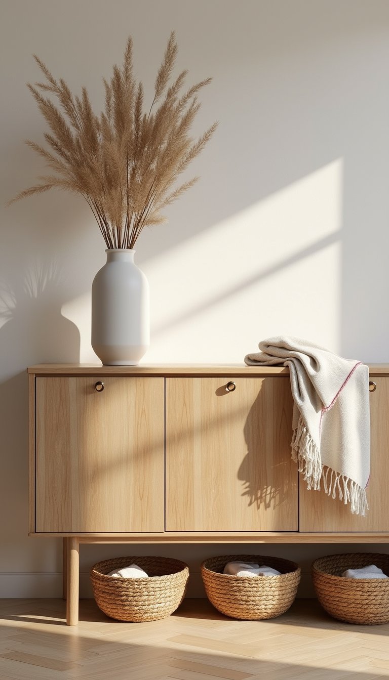 Texturas Naturales: Ramas Secas y Cestas