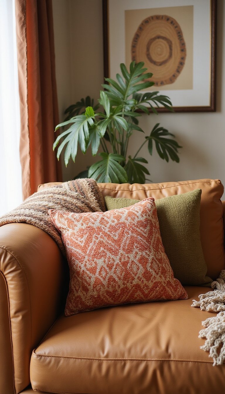 Mixed Patterns In Earthy Warm Tones