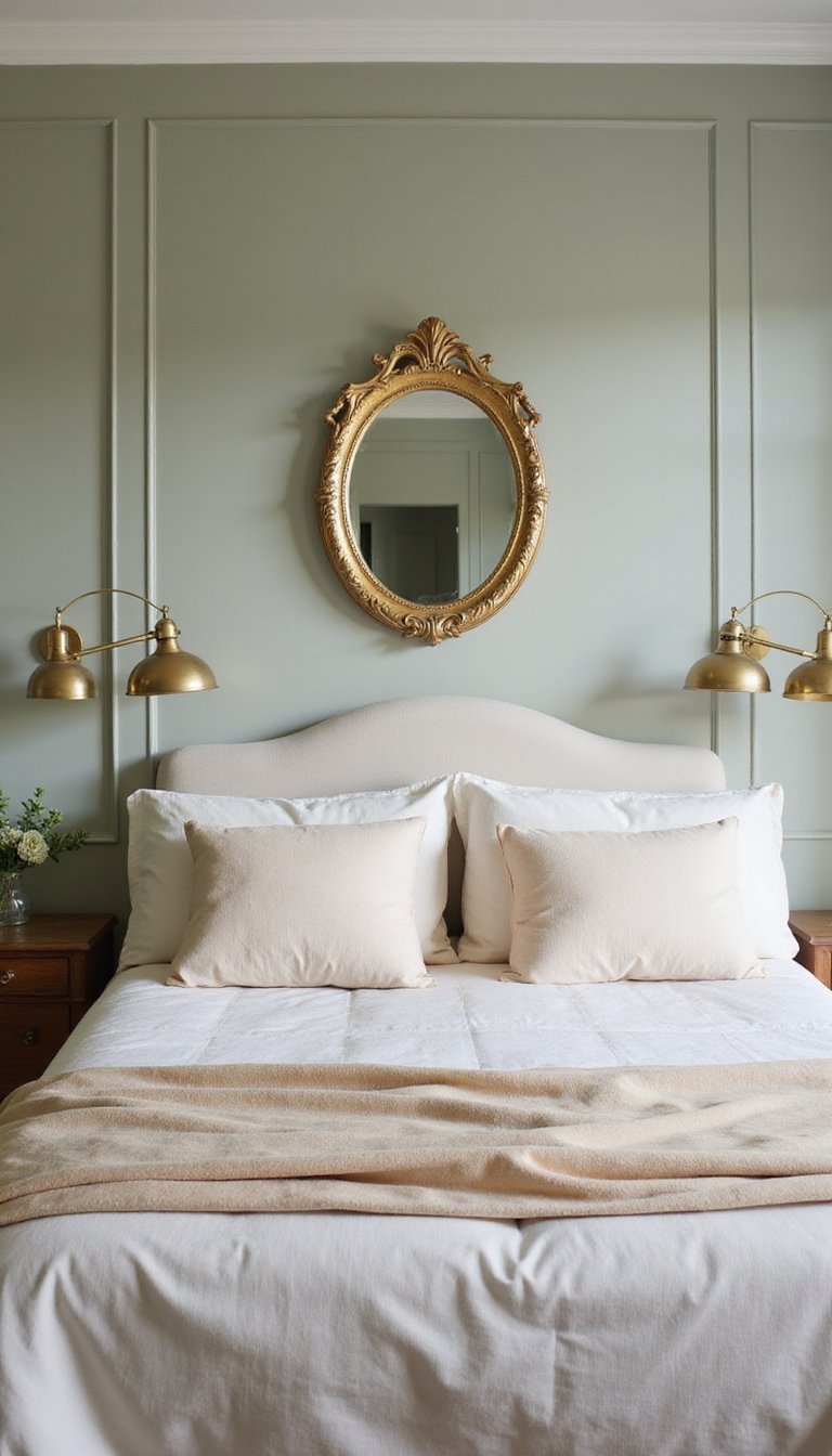 Toques Dorados Y Cal Apagada Para Brillo Sutil