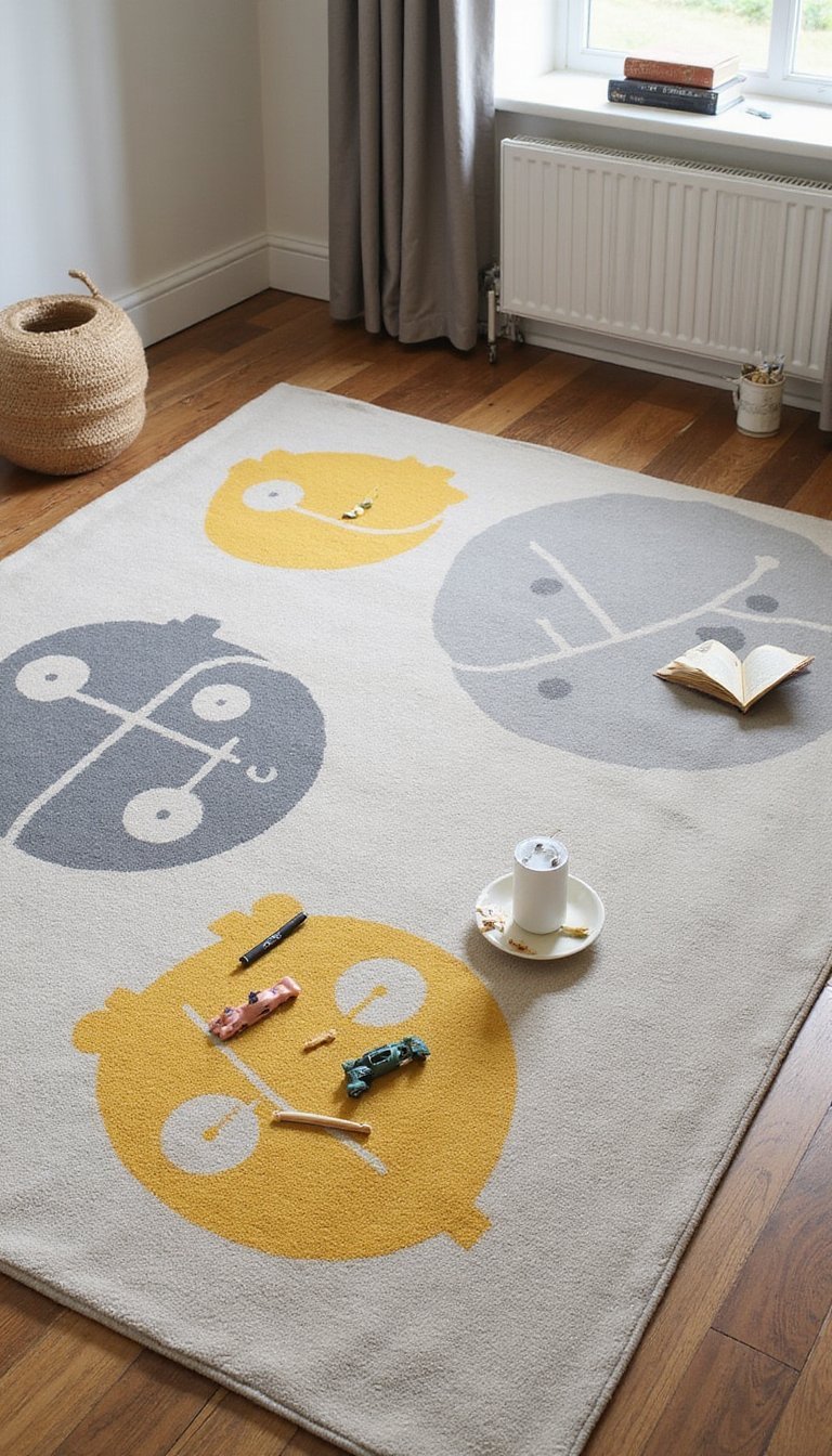 Alfombra Didáctica Con Zonas De Juego Diferenciadas