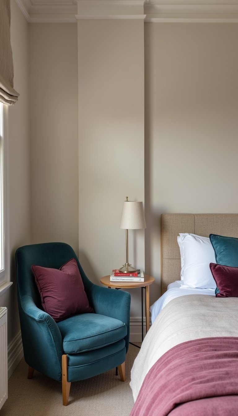 Colores Neutros Con Acentos En Tonos Profundos