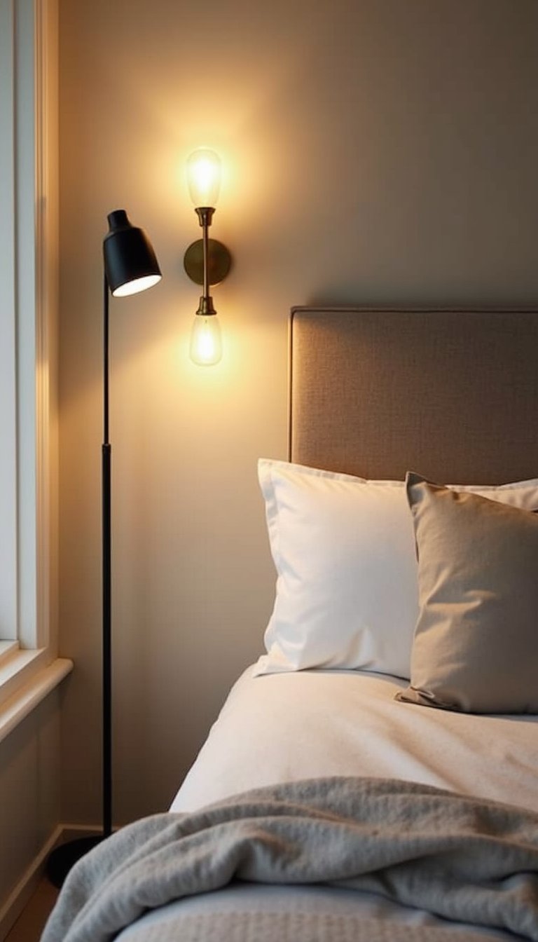 Iluminación Regulable y Apliques Metálicos Dorados