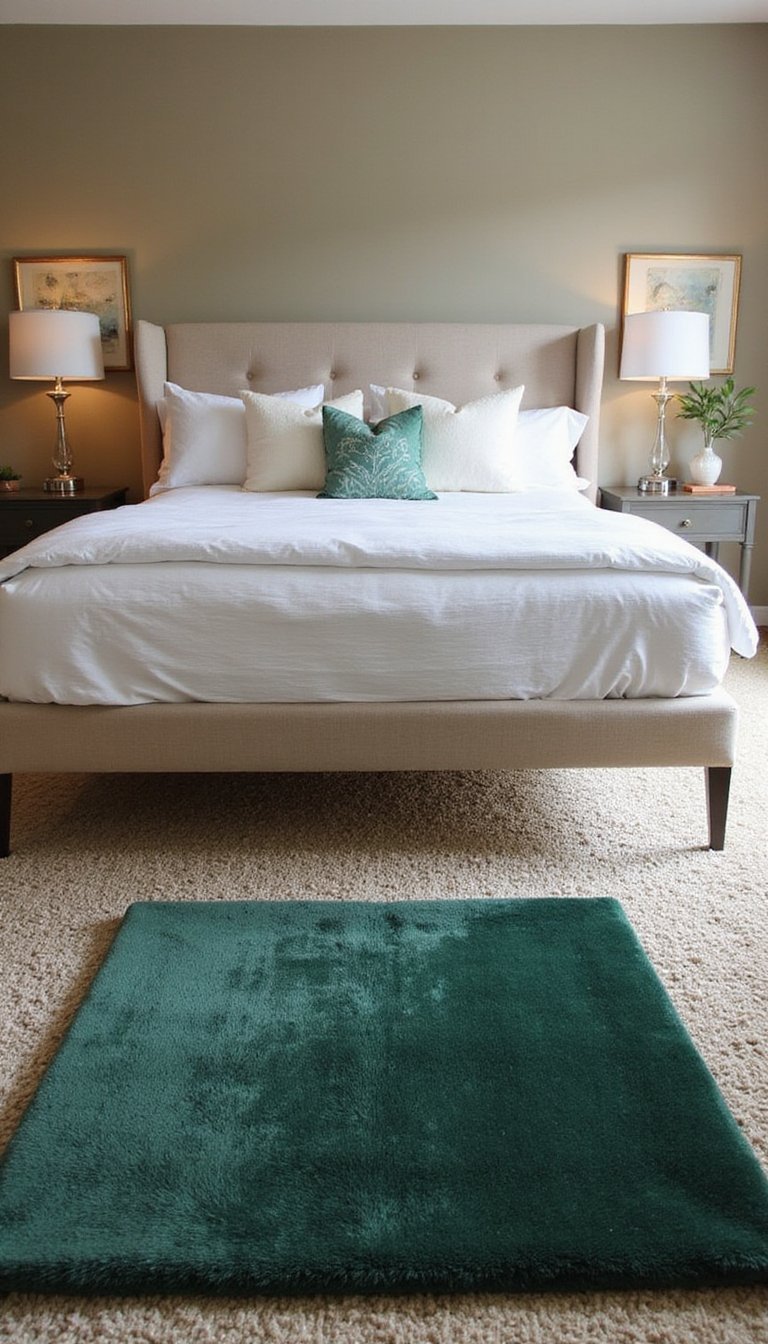 Bouclé Texturé Sous Velours Luxueux Chambre Parentale