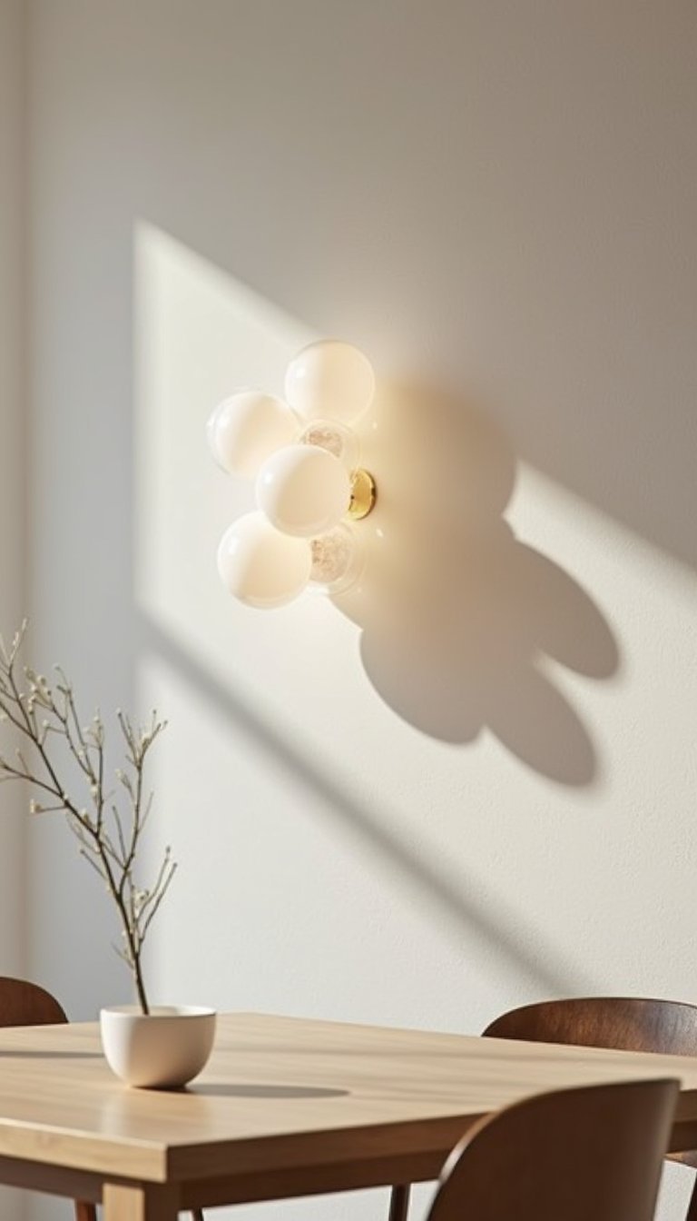 Applique Murale Cluster De Globes Opalins