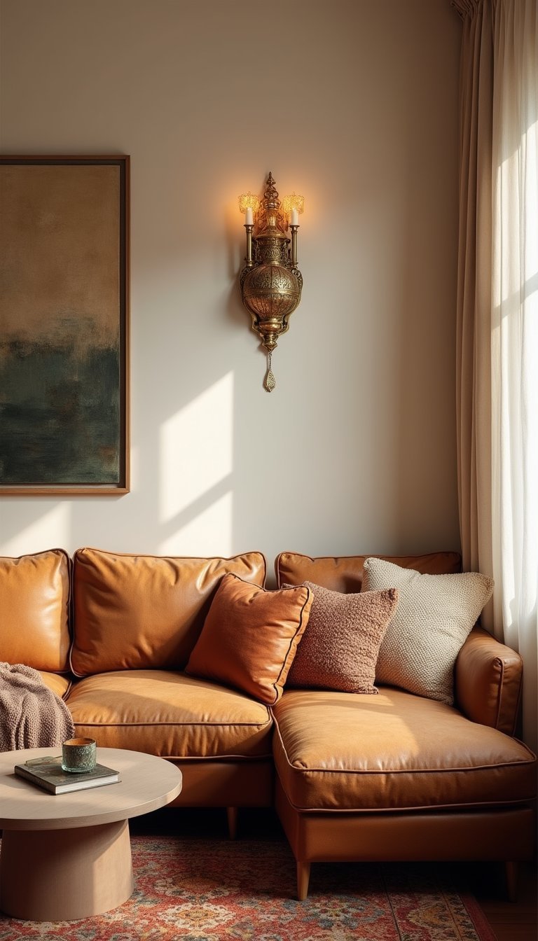 Applique Murale Style Marocain En Laiton Percé