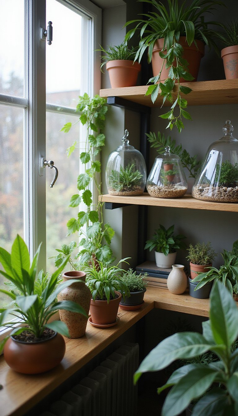 Bacs À Plantes En Verre Pour Un Coin Verdoyant