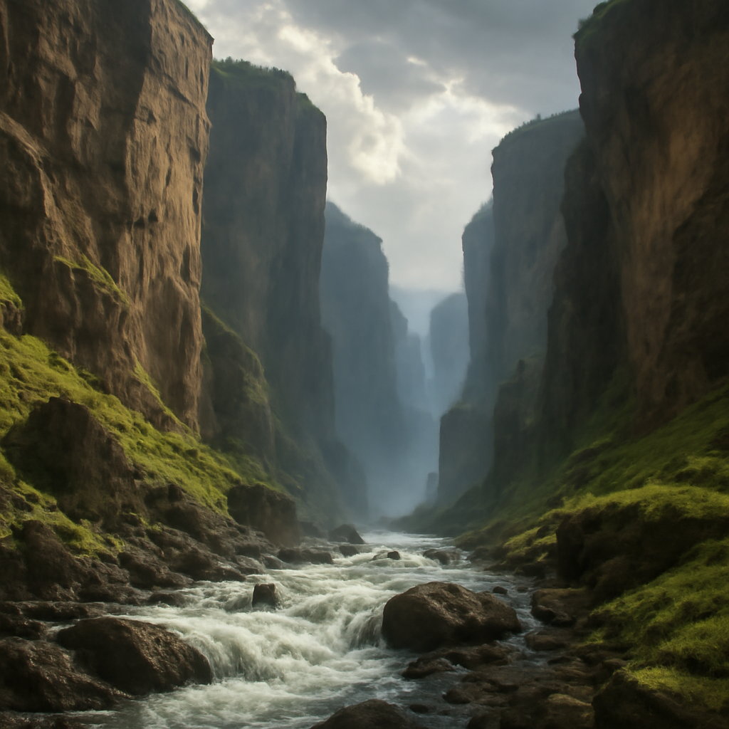 Gorge illustration