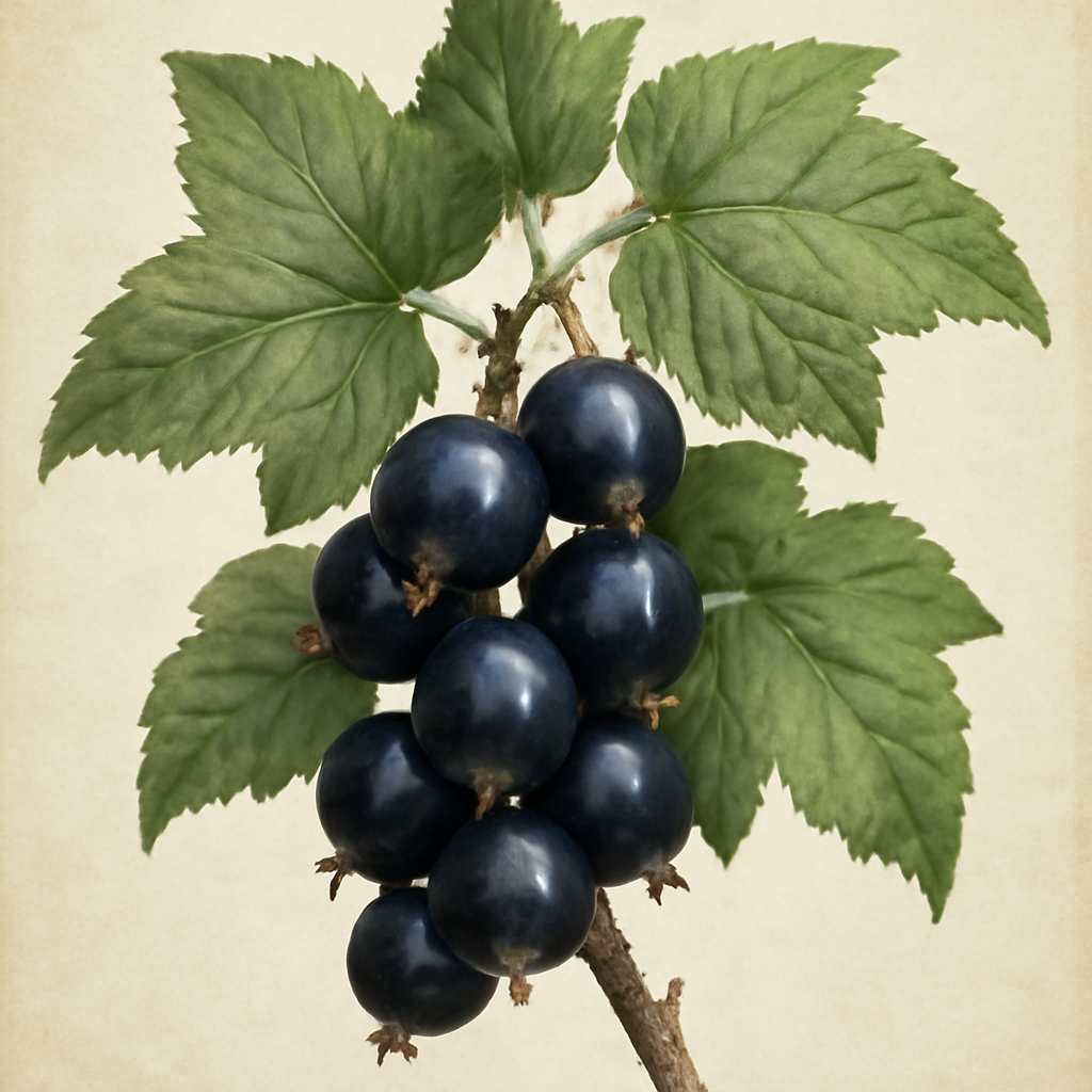 Blackcurrant illustration