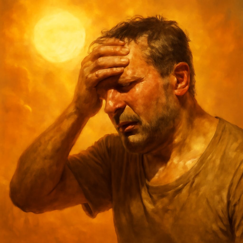 Hyperthermia illustration