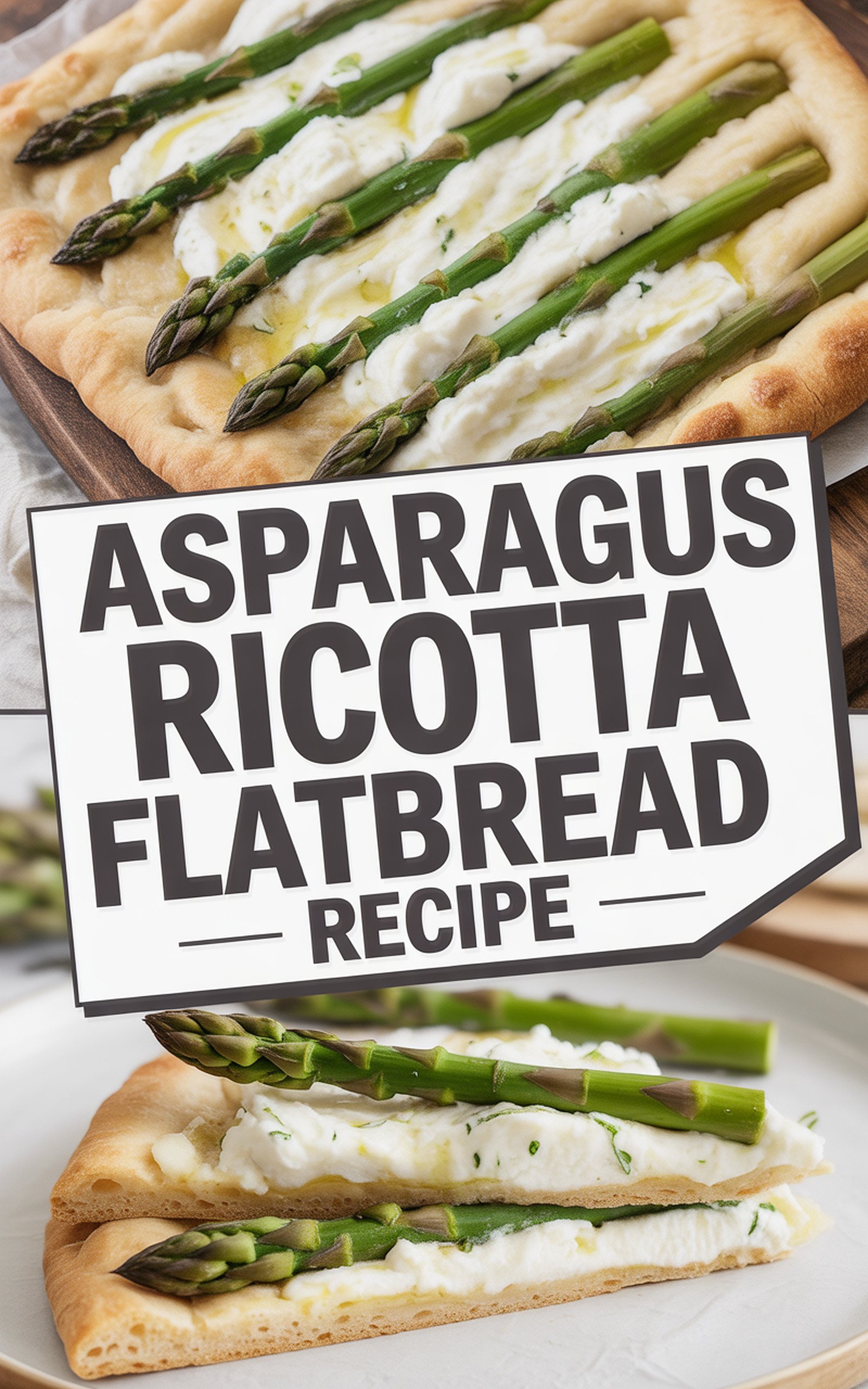 Asparagus Ricotta Flatbread Recipe recipe idea in stylish layout
