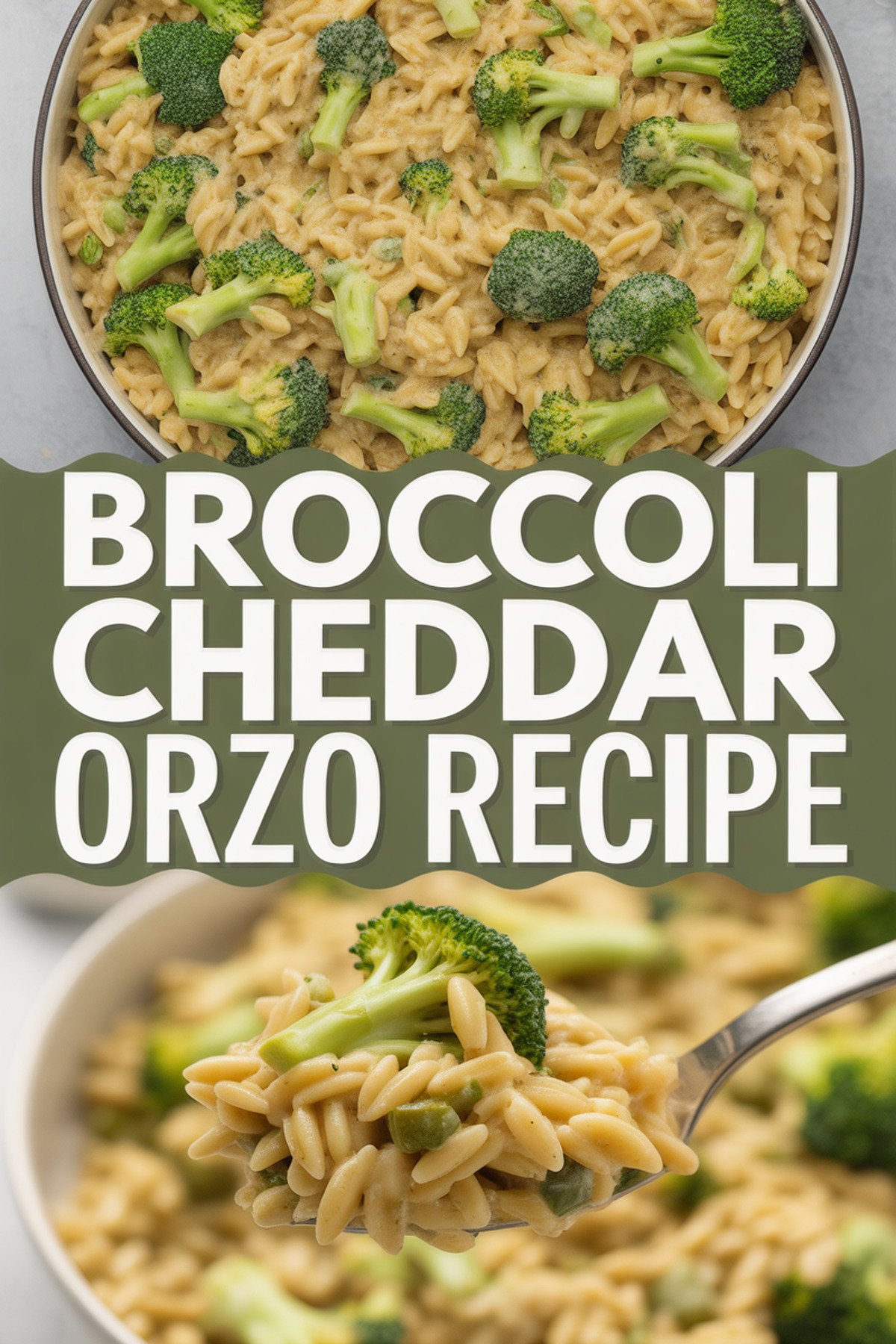 Broccoli Cheddar Orzo Recipe recipe idea in stylish layout