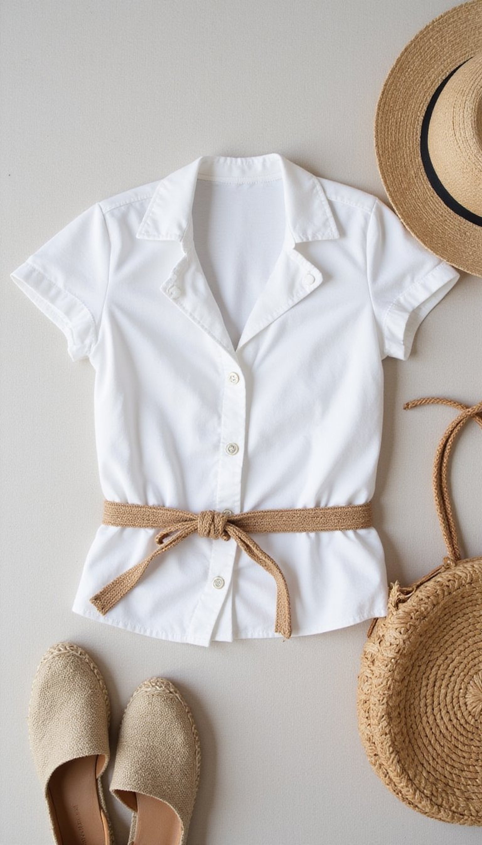 Ruffled Rework: Old Shirt Becomes Beach Top