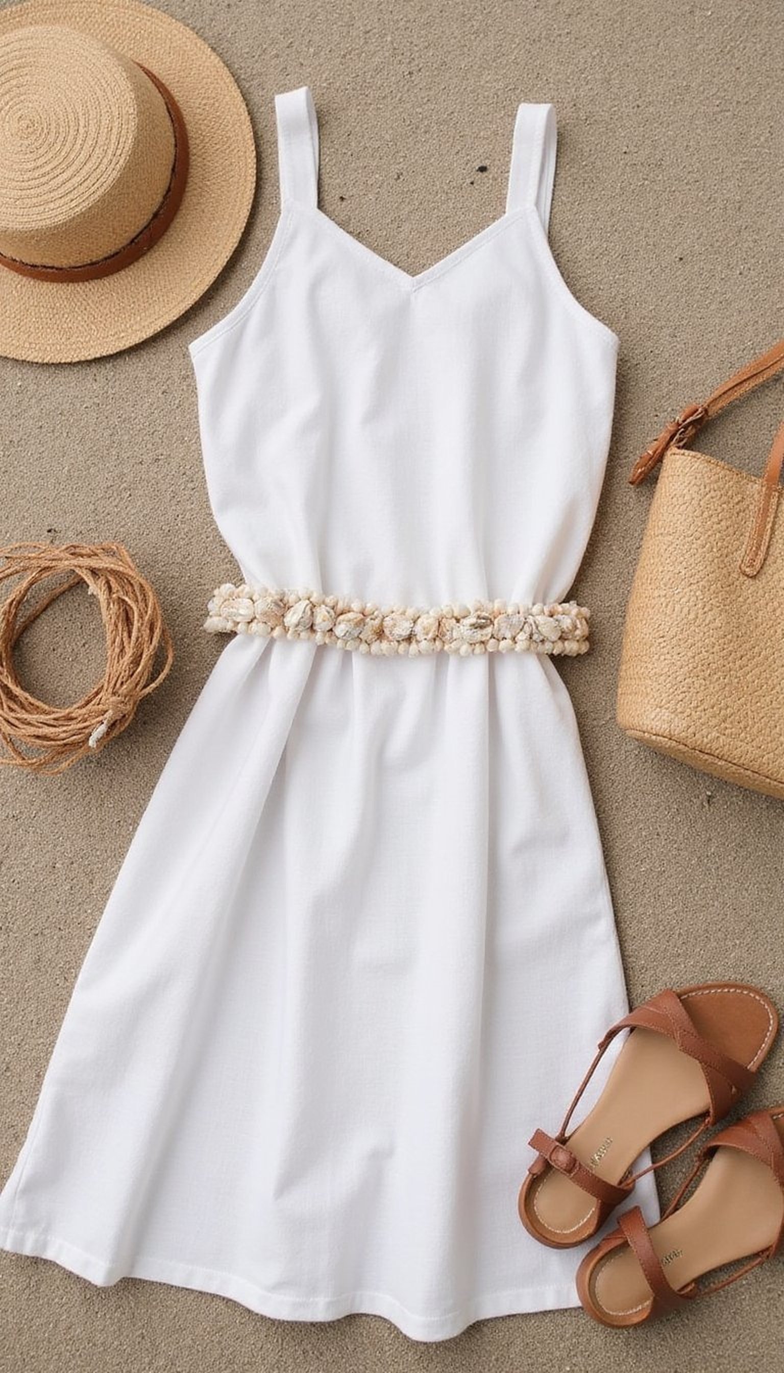 Seashell Button Belt for Simple Sundresses