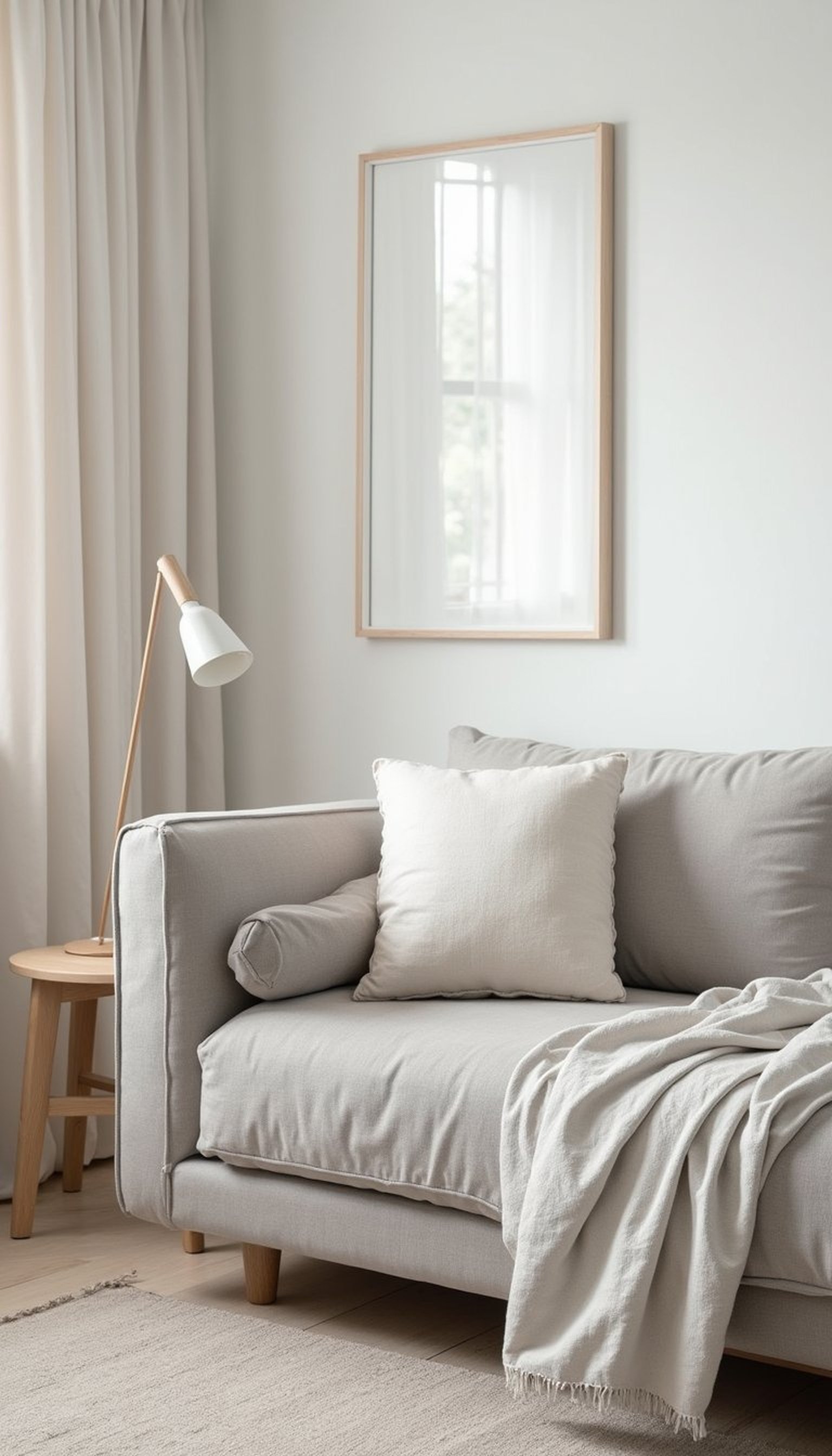 Layered linen throws: softness without clutter