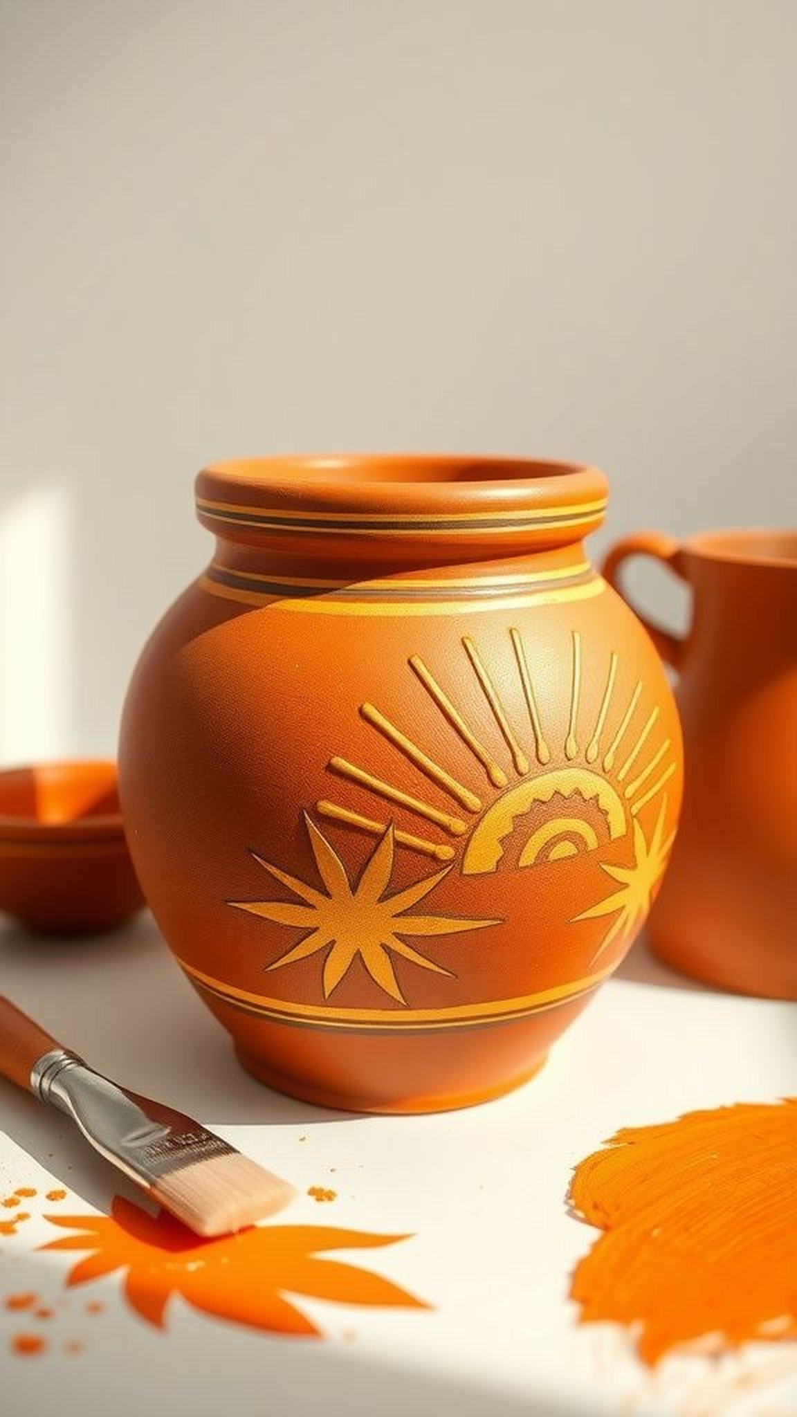 Sunburst motifs for radiant happy energy