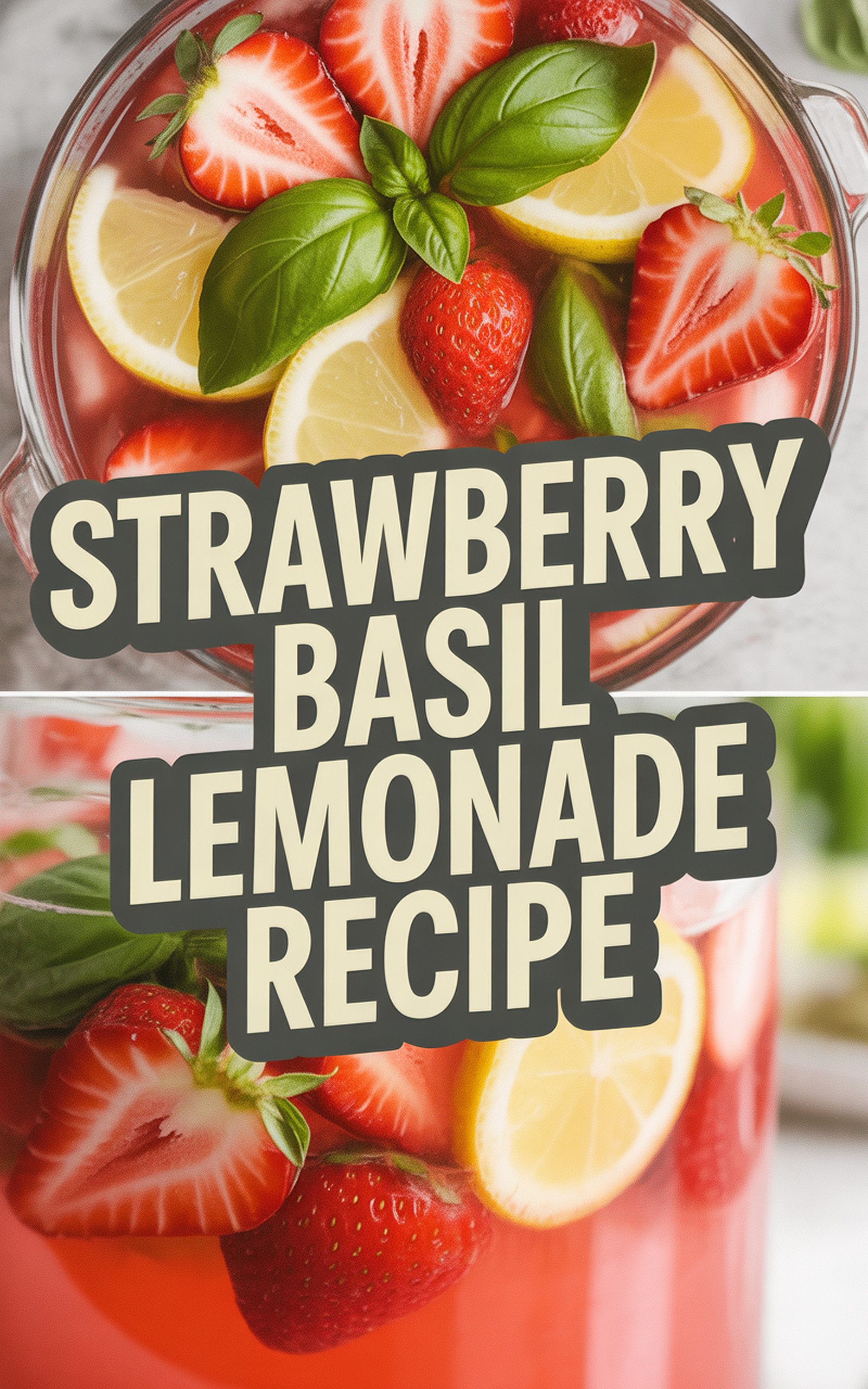 Strawberry Basil Lemonade Recipe recipe idea in stylish layout