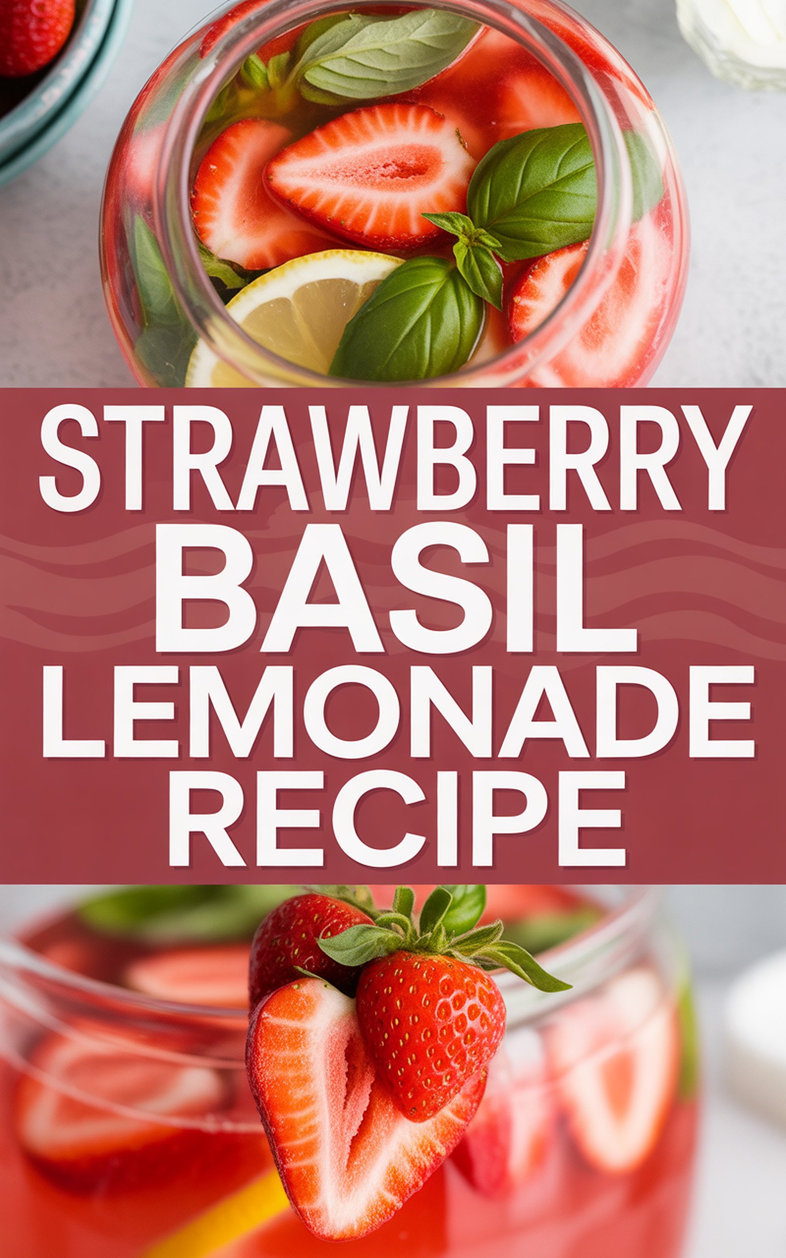 Strawberry Basil Lemonade Recipe recipe idea in stylish layout