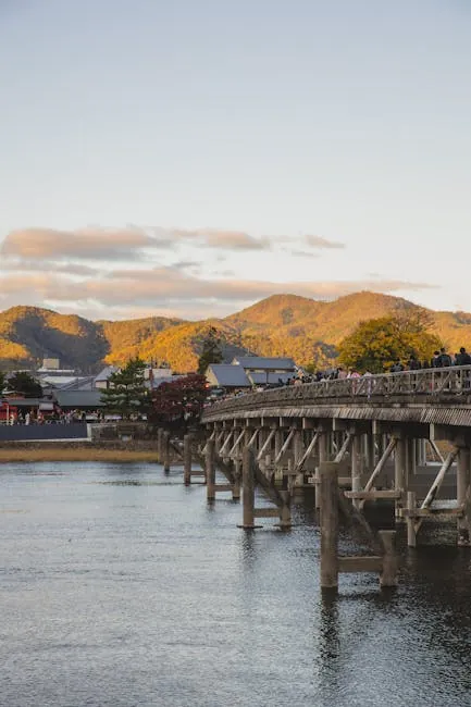 Togetsukyo Bridge: Riverside blossoms in Arashiyama