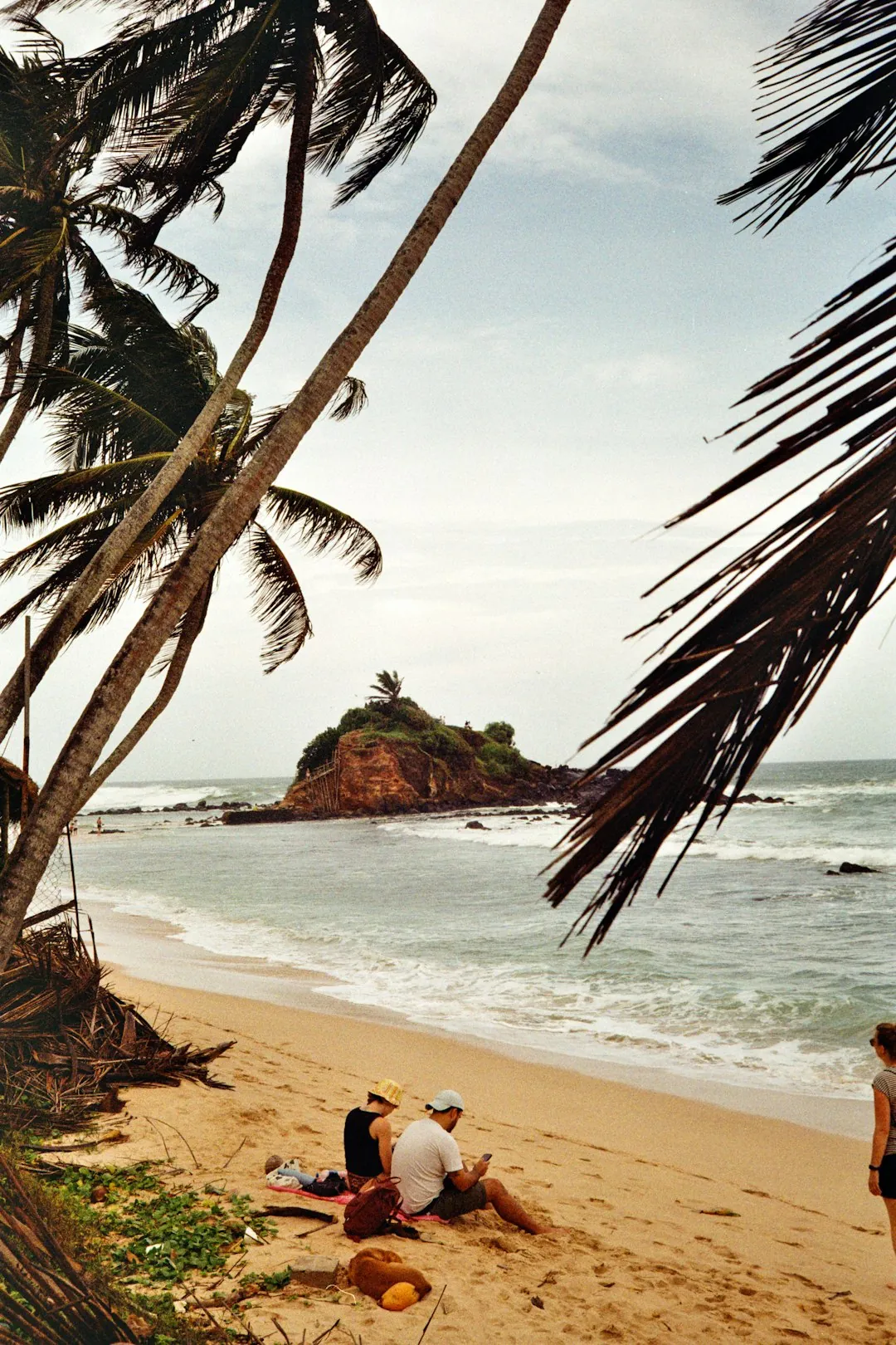 Cliff-arched coves at Praia da Marinha, Algarve